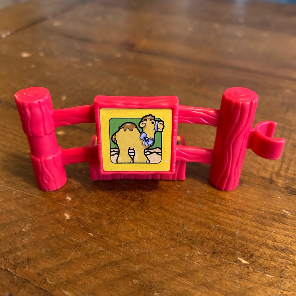 Fisher Price Little People Camel Zoo Fence Piece Railing Fencing as is